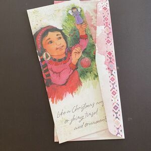 St Labre Indian School Native Americans Children Christmas Quotes Greetings Card